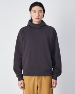 Felpa Interlock con cappuccio Nero Uomo