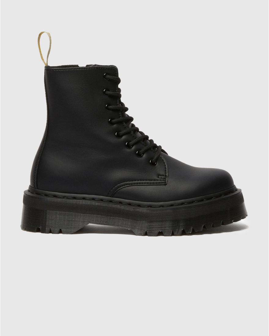 Dr. Martens Stivali Platform Jadon II Mono Vegan Nero Donna Nero