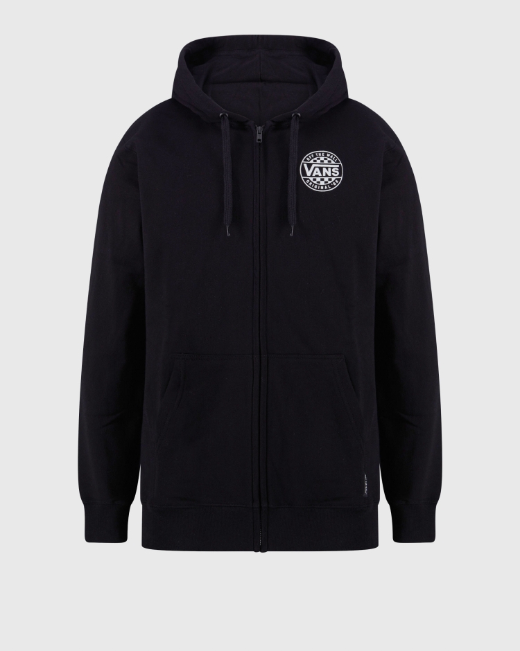 Vans Felpa Original Full-Zip Nero Uomo