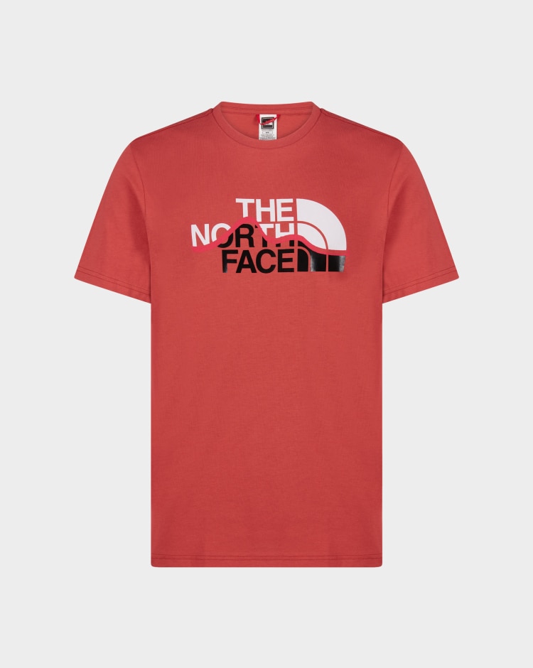 The North Face T-Shirt Mountain Line Nero Uomo