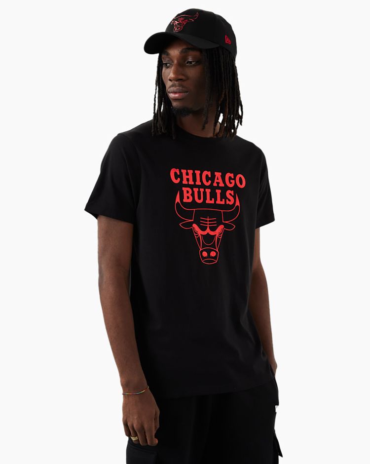 New Era T-Shirt NBA Foil Nero Uomo
