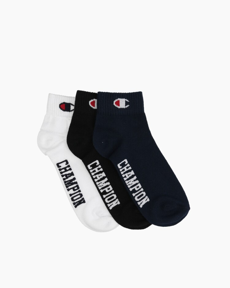 Champion Calze Quarter - Tre Paia Bianco