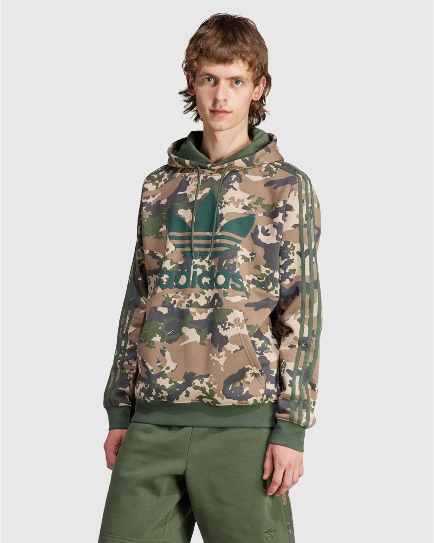 Felpa adidas best sale uomo verde