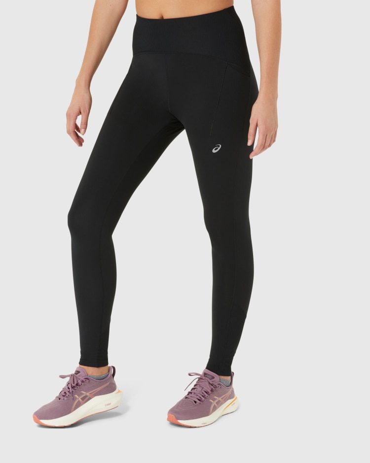 Tight a Vita Alta Road Winter Nero Donna
