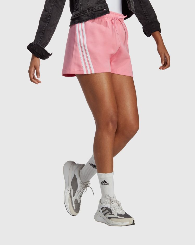 Adidas Short Future Icons 3-Stripes Rosa Donna