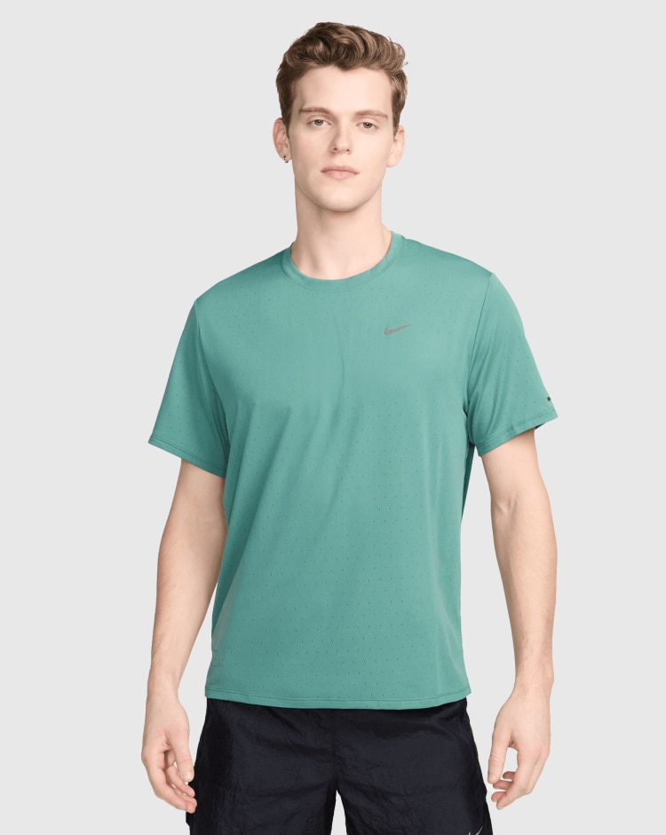 Nike Maglia da running a manica corta Dri-FIT ADV Verde Uomo