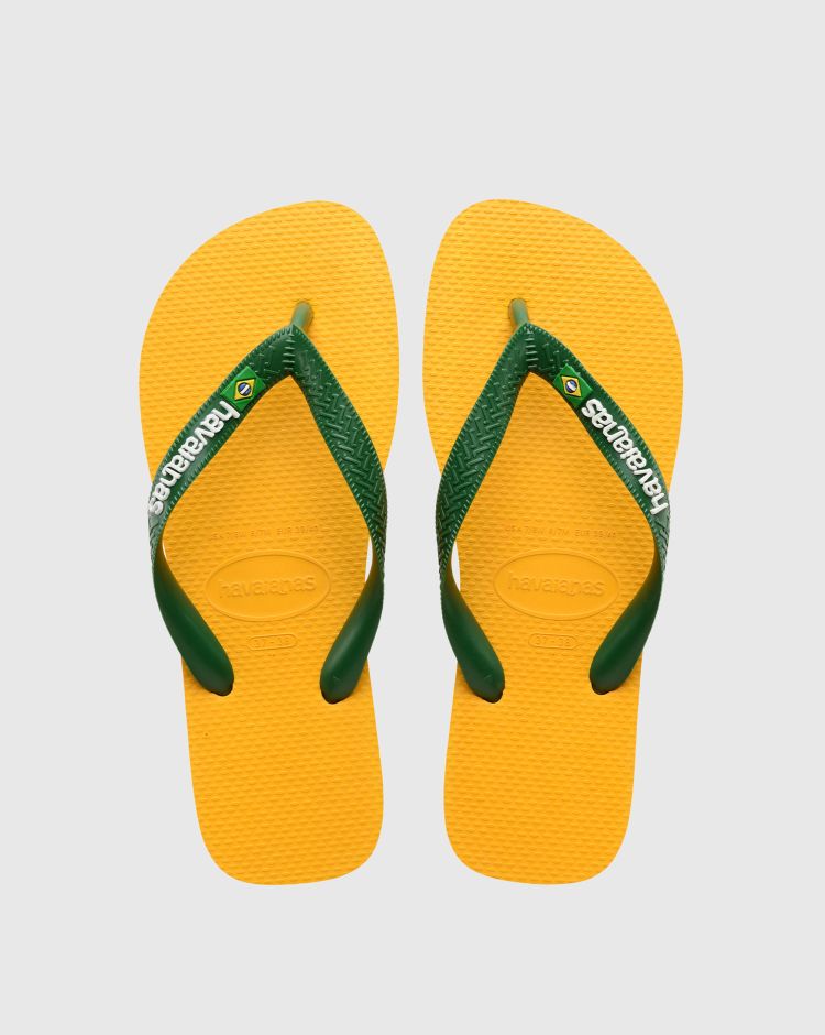 Havaianas Brasil Logo Giallo Uomo