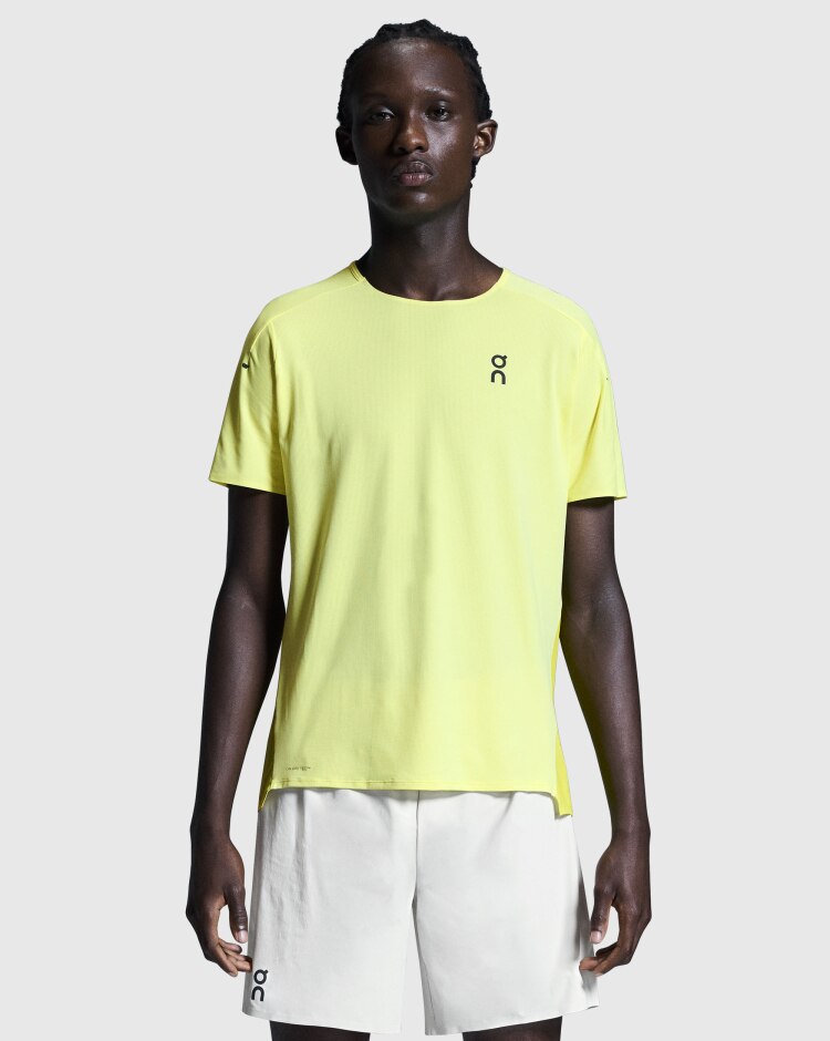 T-Shirt Performance Giallo Uomo