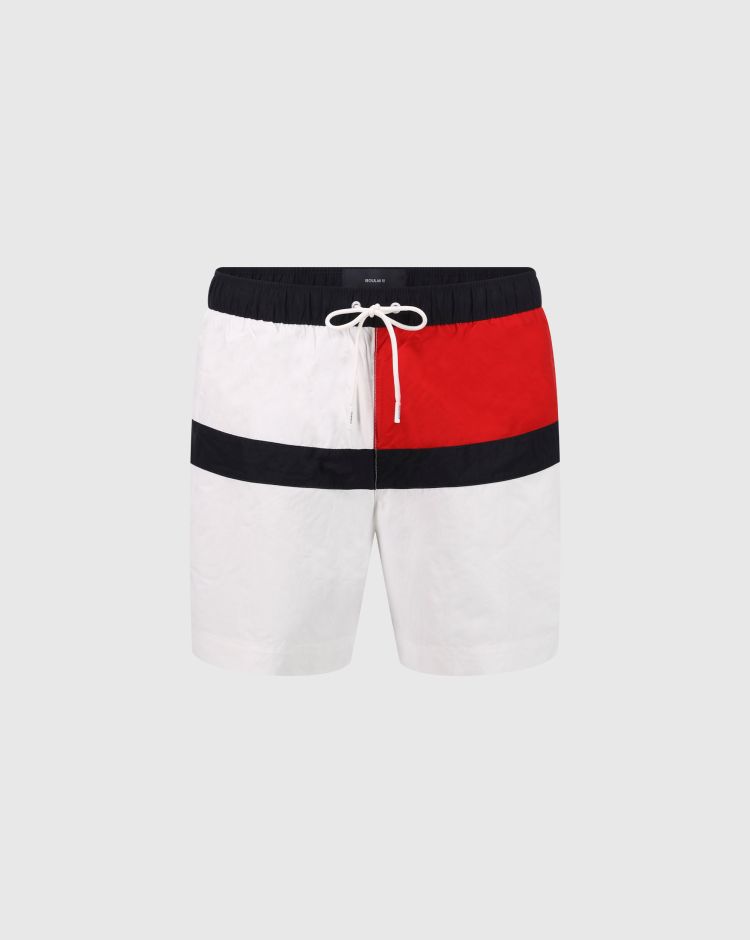 Tommy Hilfiger Costume da Bagno Core Flag Bianco Uomo