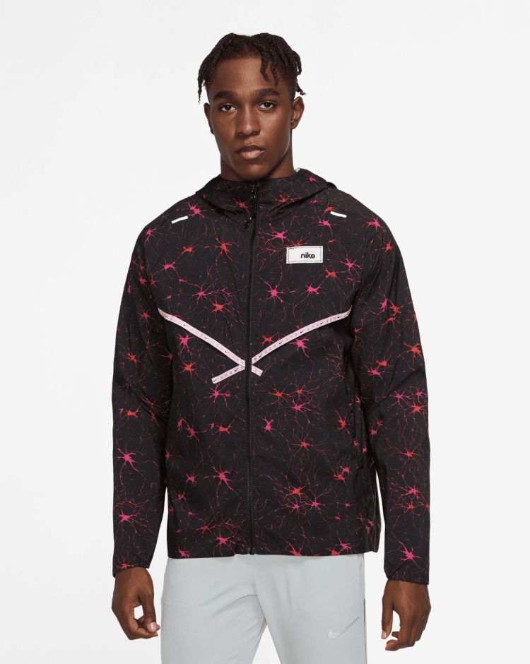 Nike Giacca Repel UV D.Y.E. Nero Uomo