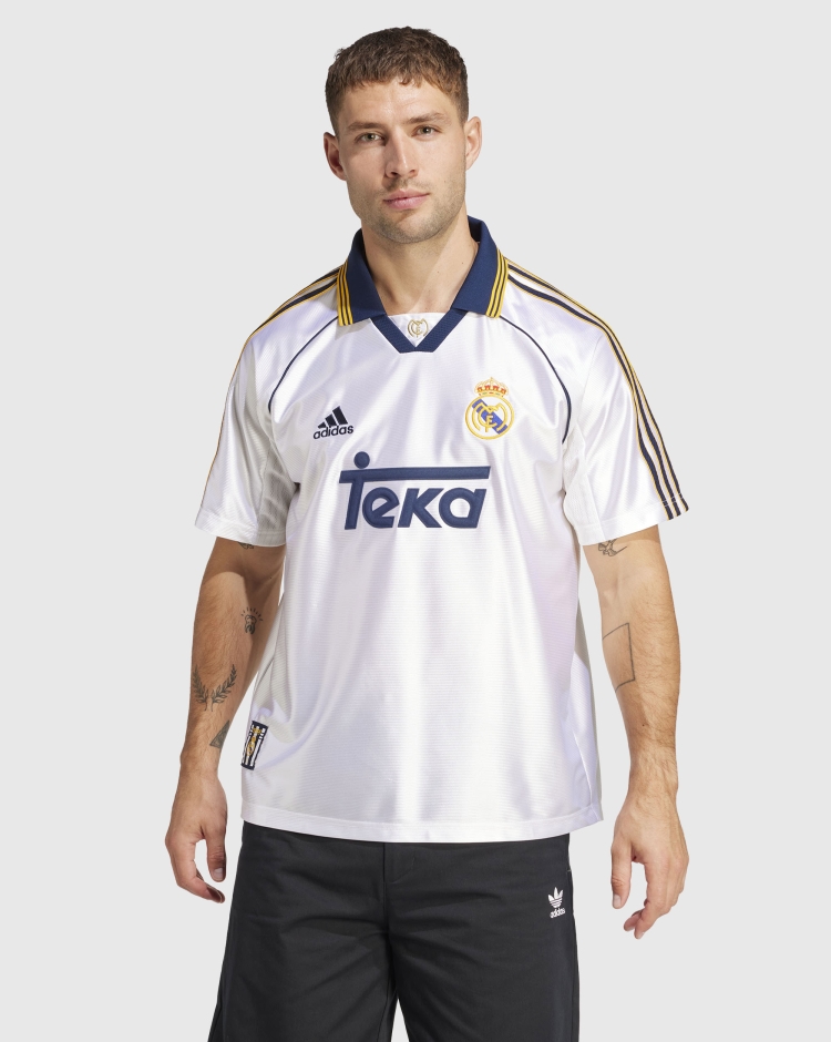 Maglia Home 99/00 Real Madrid Bianco Uomo