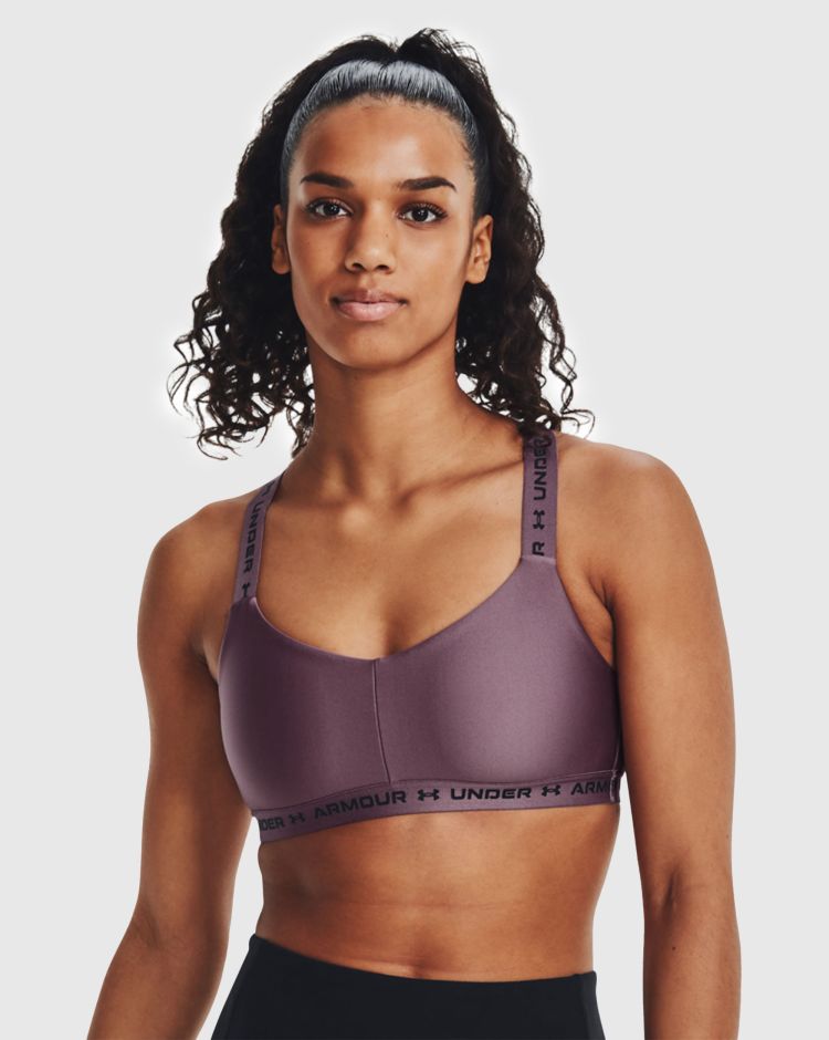 Under Armour Reggiseno sportivo UA Crossback Low Viola Donna