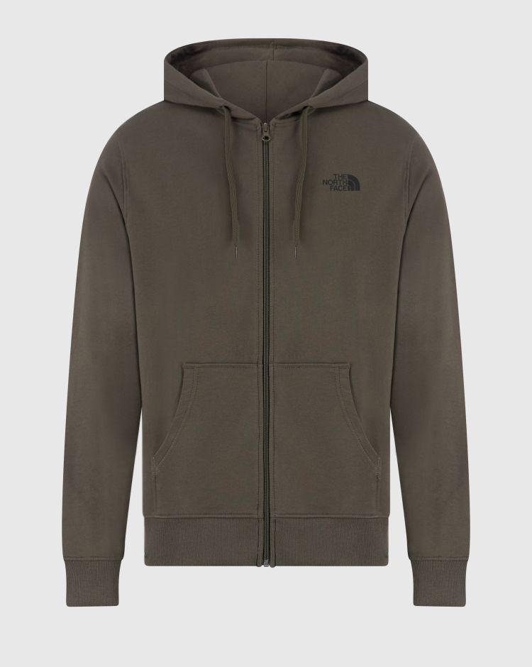 The North Face Felpa Open Gate FullZip Verde Uomo