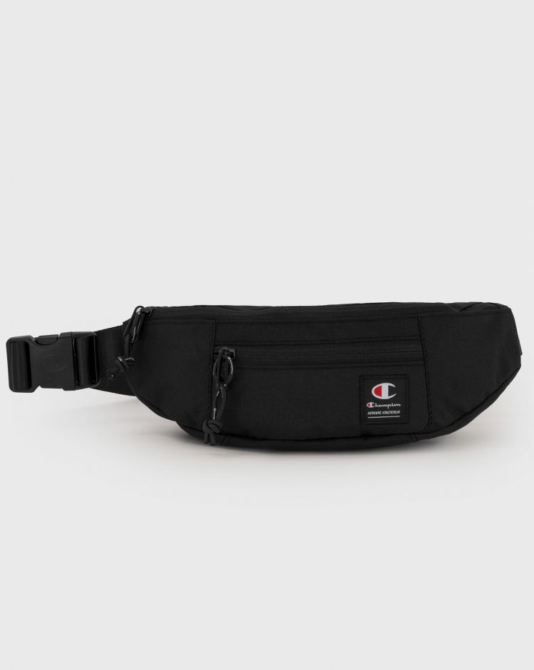 Champion Marsupio con Etichetta In Jacquard Nero Unisex