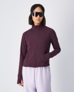 Giacca cardio con cerniera Viola Donna