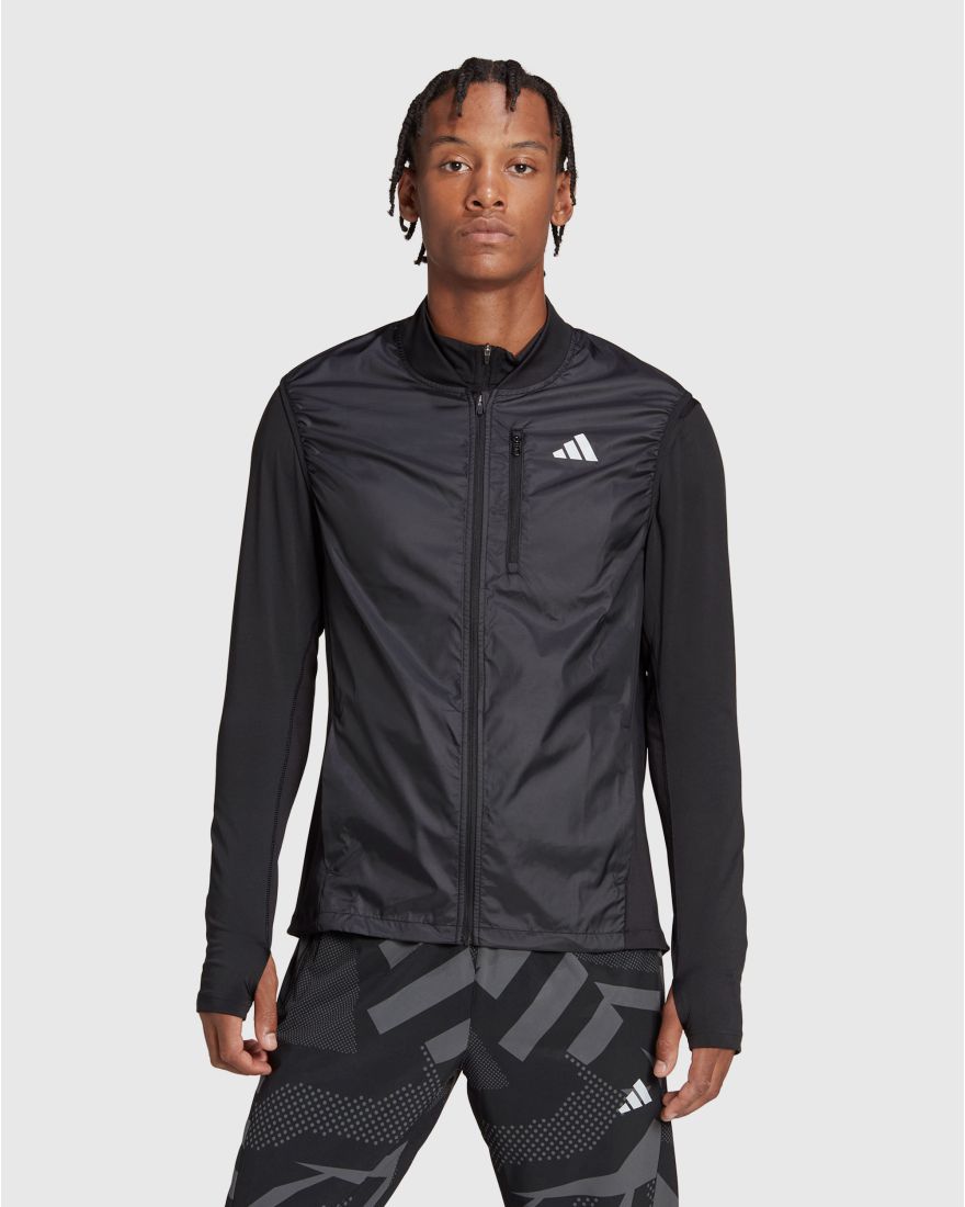 Adidas Giacca senza maniche Own the Run Nero Uomo