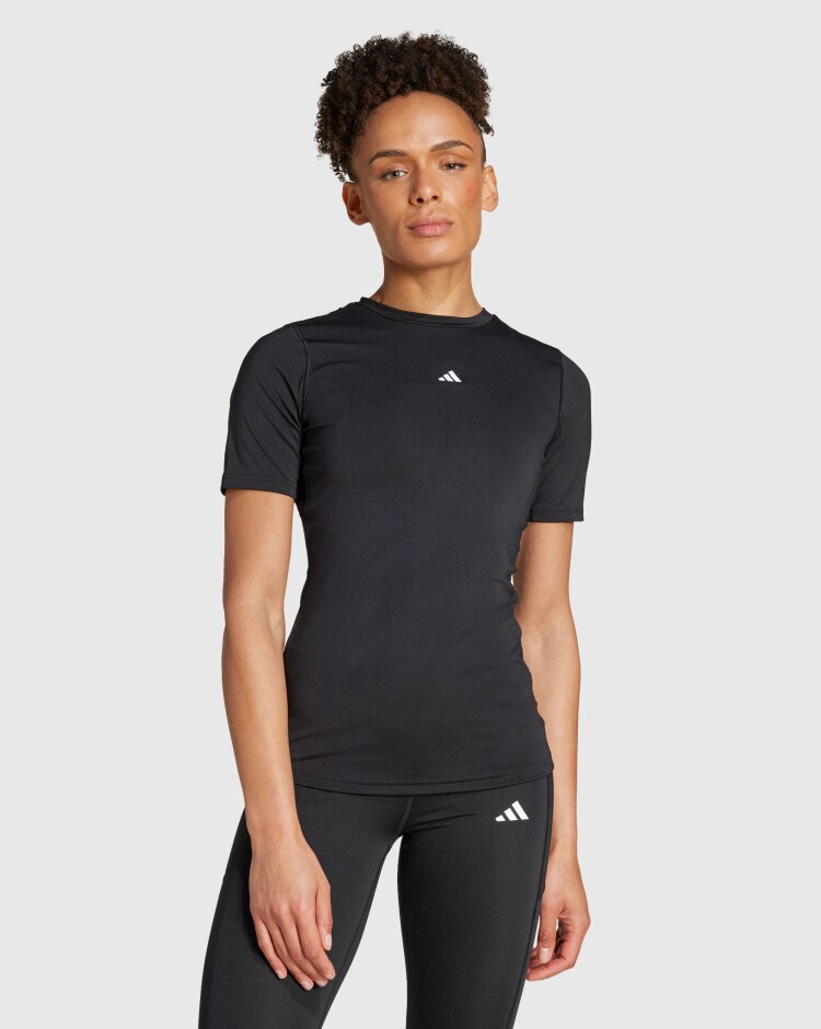 T-Shirt da Allenamento Tech Fit Nero Donna
