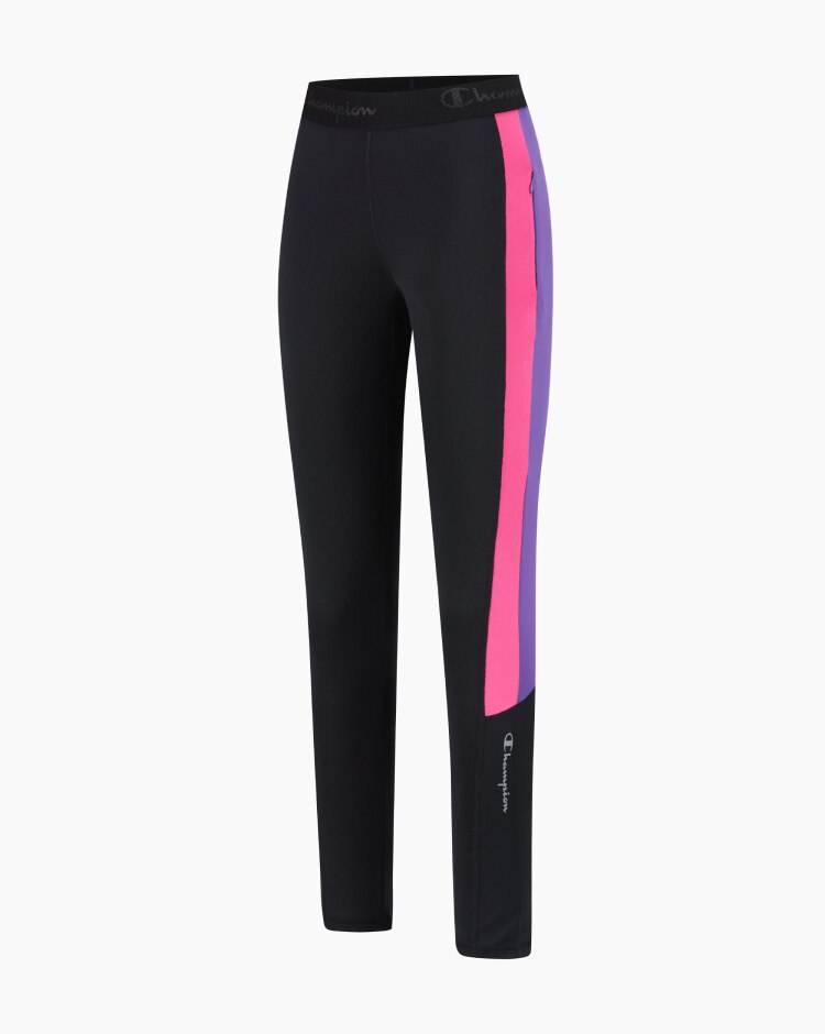 Champion Leggings con bande color-block Nero Donna