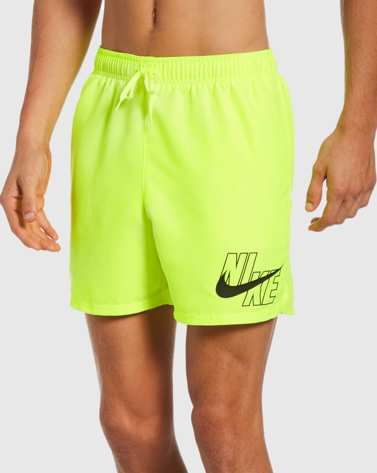 Nike Logo 5 Volley Short Giallo Uomo