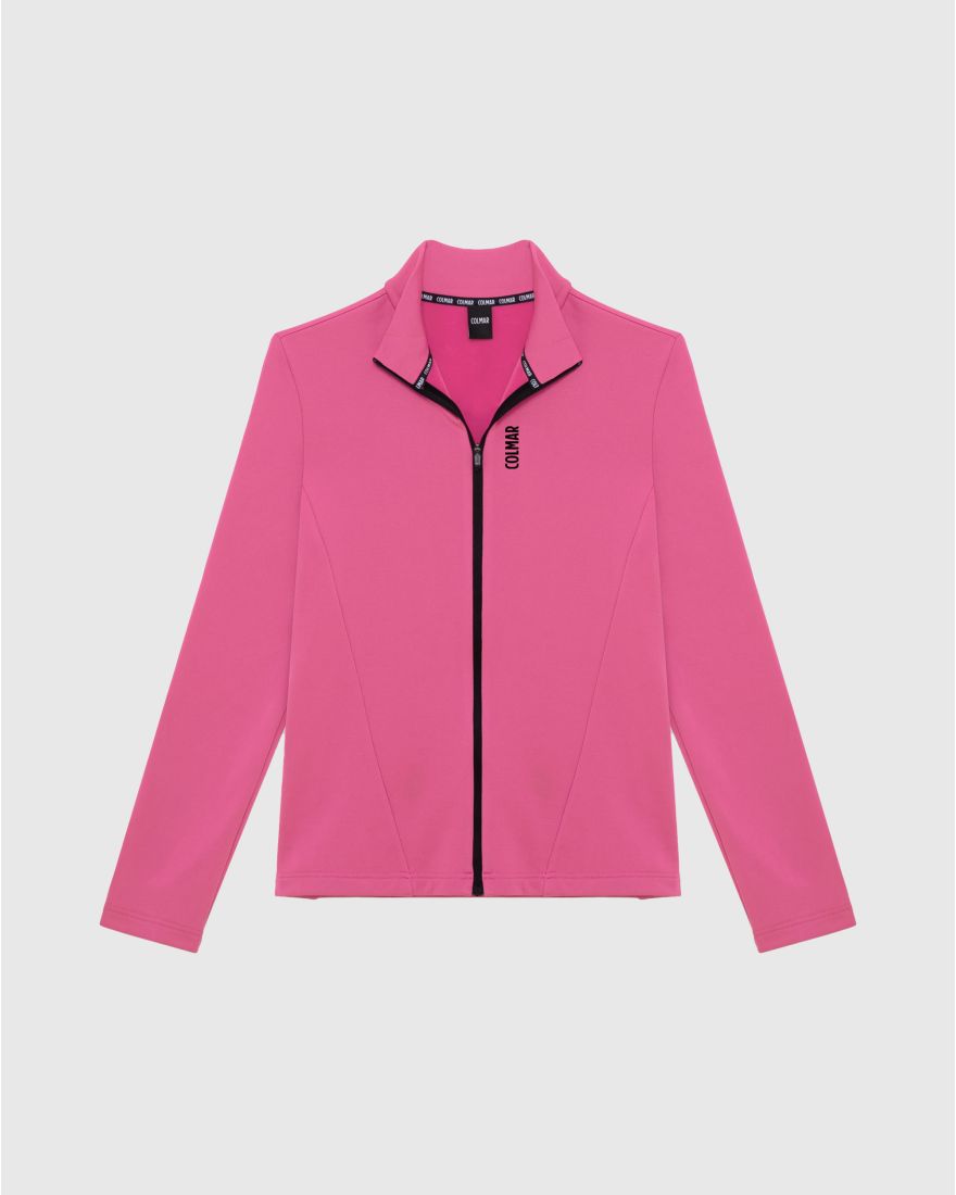 Colmar Felpa in Pile da Sci Full Zip Rosa Donna