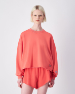 Felpa Girocollo Time Capsule Rosso Donna