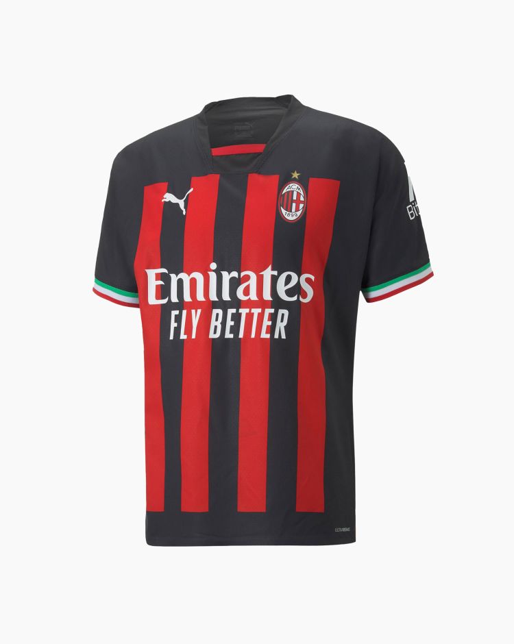 Puma AC Milan Authentic Home Jersey 2022/2023 Nero Uomo