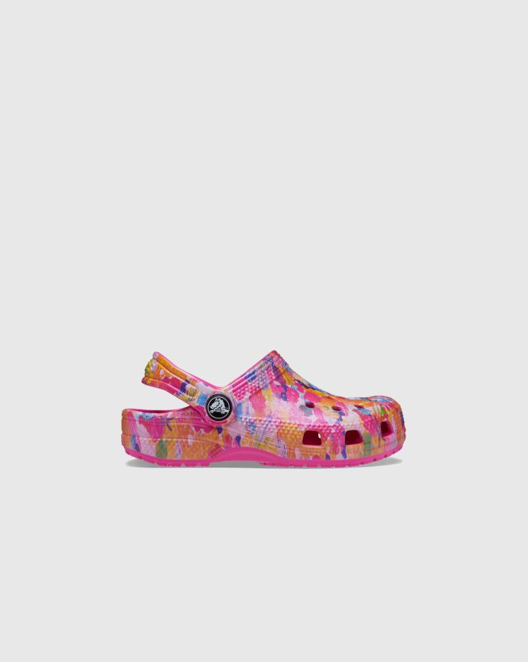 Crocs Classic Hyper Real Clog Rosa Bambina