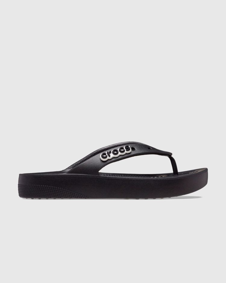 Crocs Classic Platform Flip Nero Donna