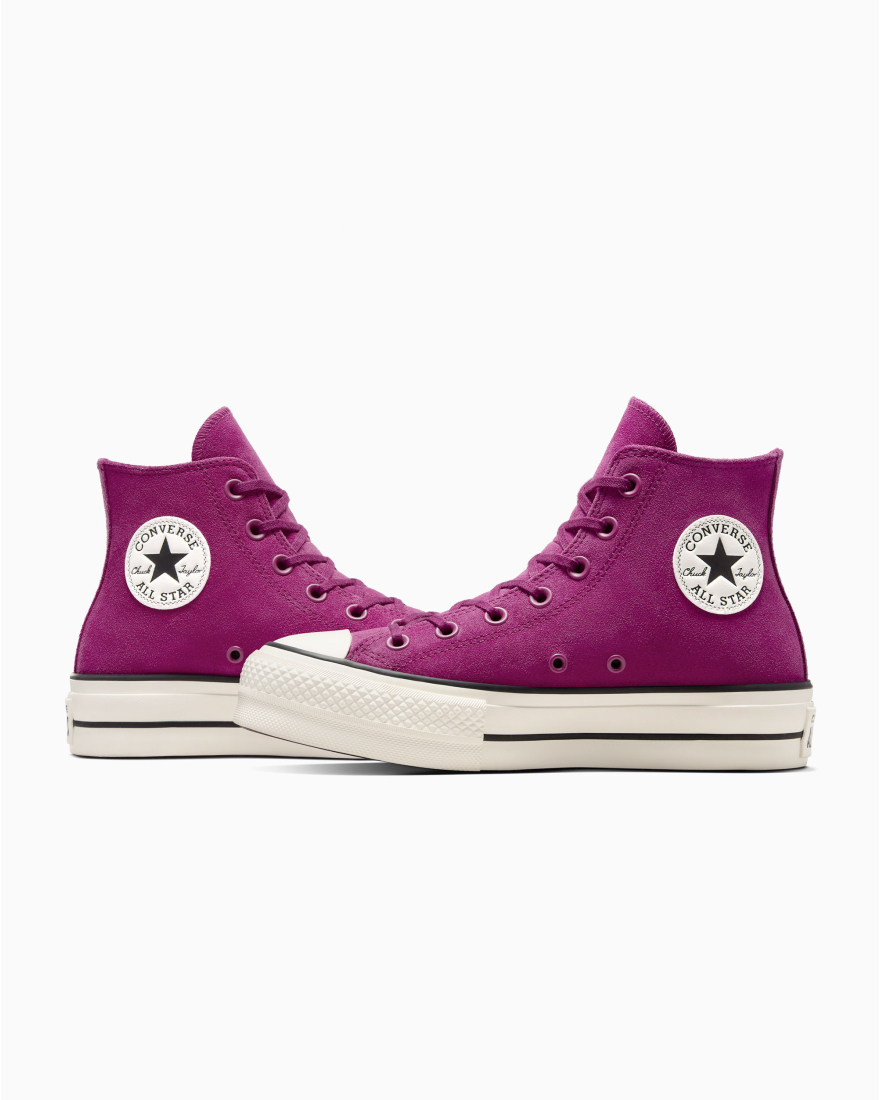 Chuck Taylor All Star Lift Platform Suede Viola Donna Viola
