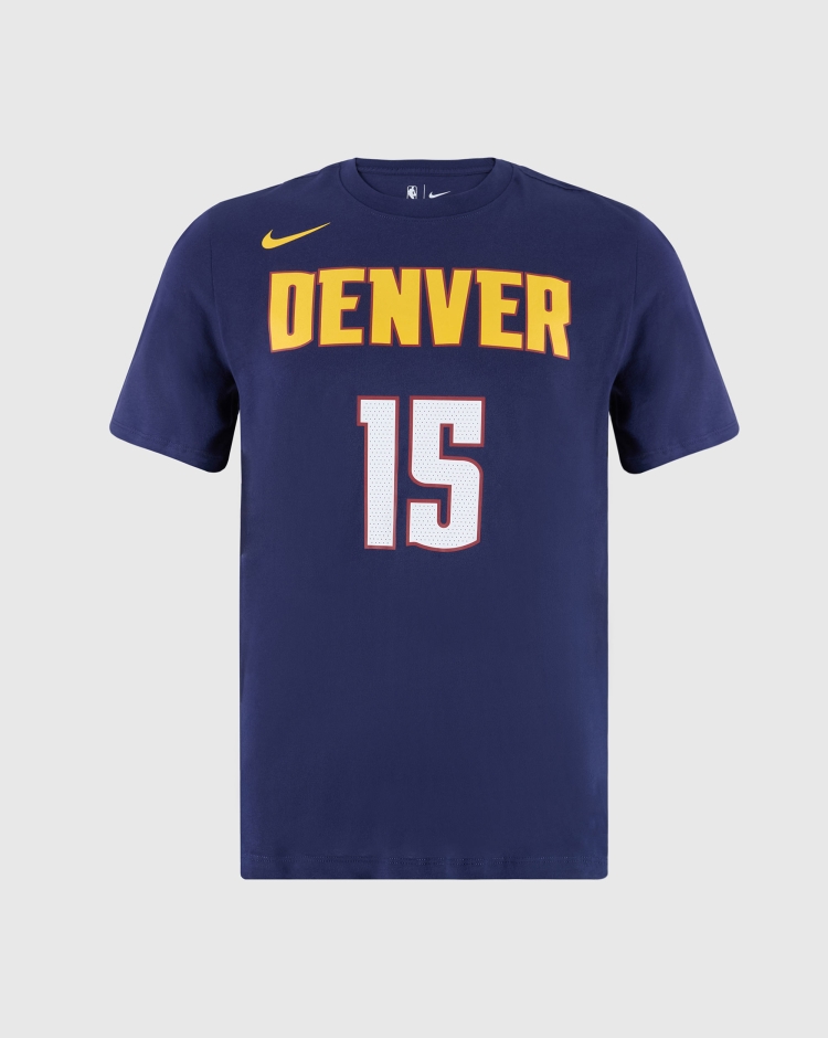 Nike NBA T-Shirt Denver Nuggets Jokic Nikola Blu Uomo