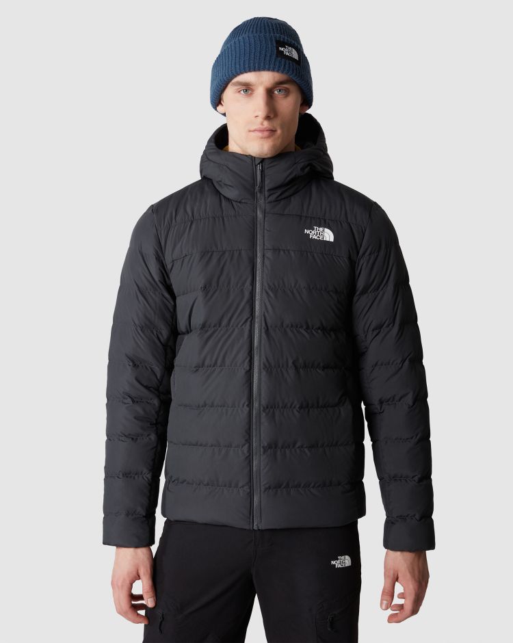 The North Face Giacca Imbottita Con Cappuccio Aconcagua 3 Grigio Uomo