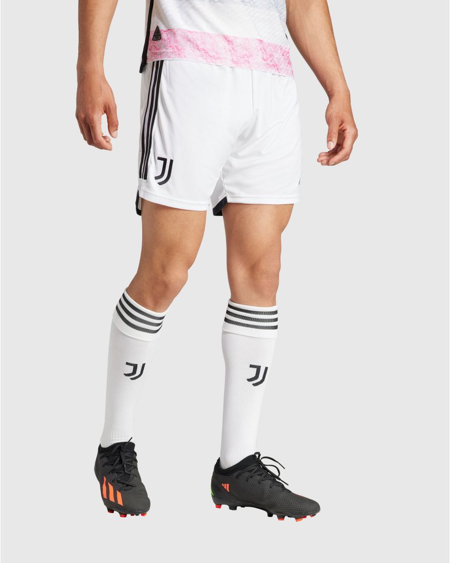 Adidas Pantaloncini Away 23/24 Juventus Uomo Bianco