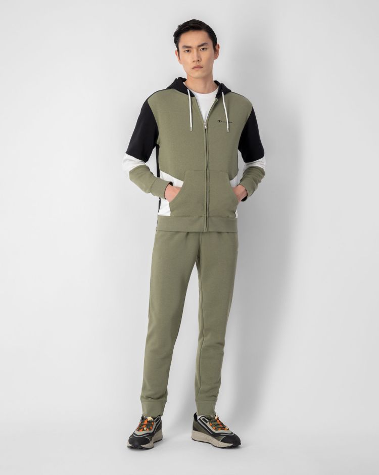 Champion Tuta Color Block Con Logo Champion Grigio Uomo