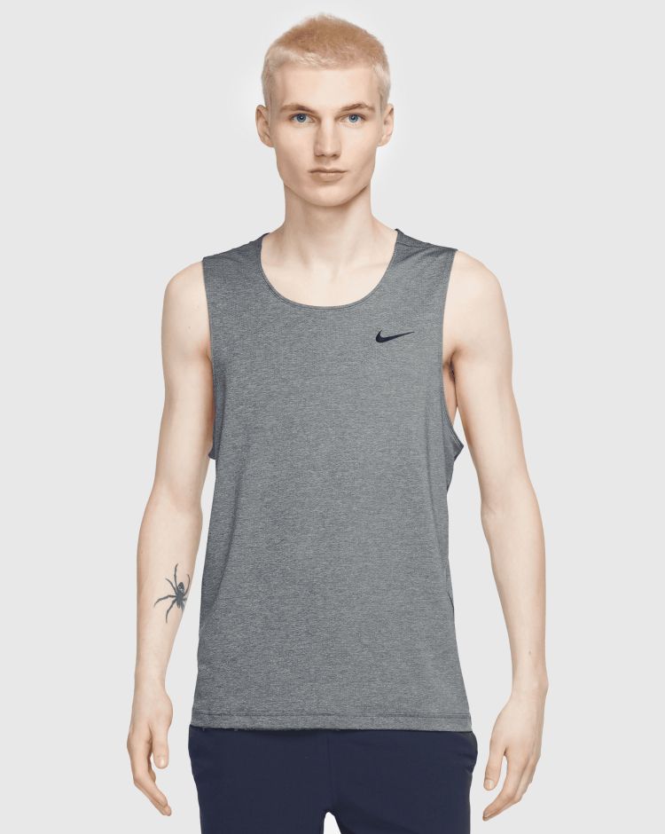 Nike Canotta Dri-FIT Ready Grigio Uomo