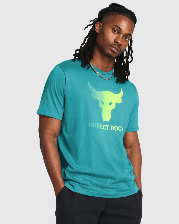 Under Armour Maglia a maniche corte Project Rock Payoff Graphic Blu Uomo