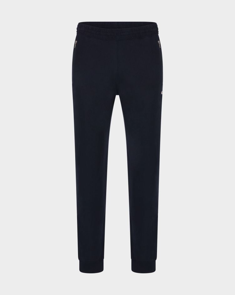 Champion Pantaloni Con Polsino A Coste Blu Uomo