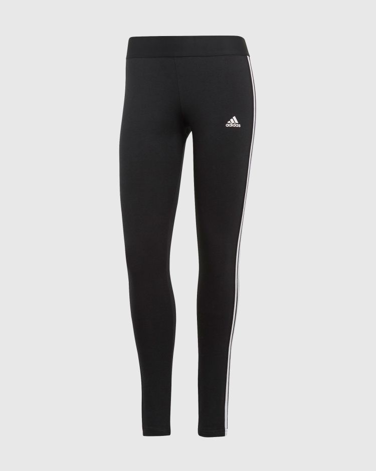 Adidas Leggings Essentials 3-Stripes Nero Donna