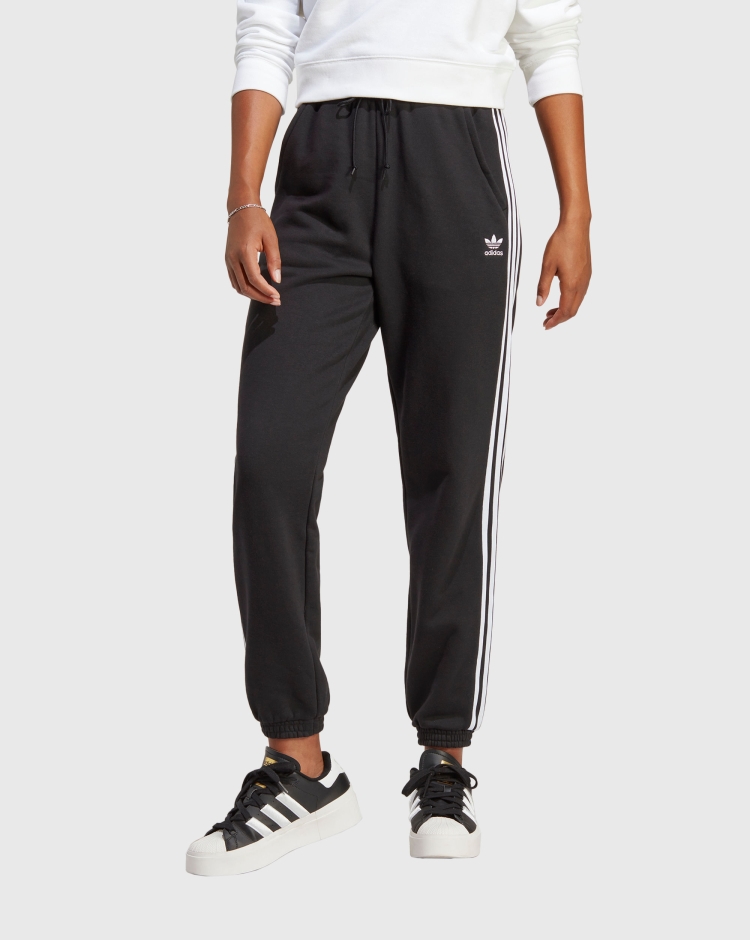 Adidas Originals Pantaloni adicolor Classics 3-Stripes Regular Joggers Nero Donna