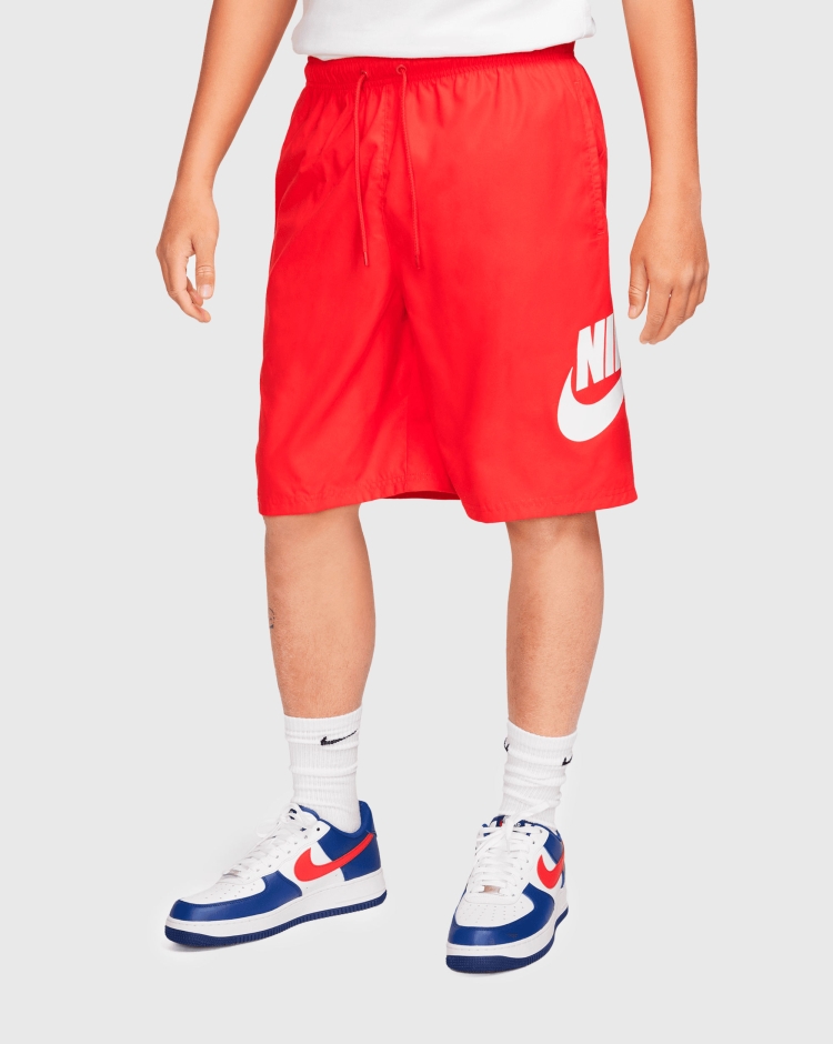 Nike Club Shorts Woven Rosso Uomo