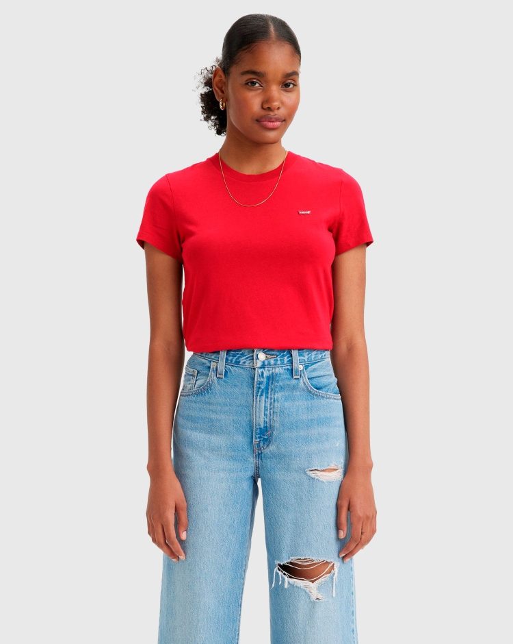 Levi's Perfect T-Shirt Rosso Donna