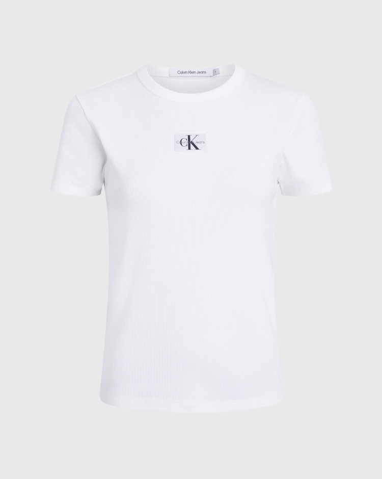 Calvin Klein T-Shirt Regular Fit Bianco Donna