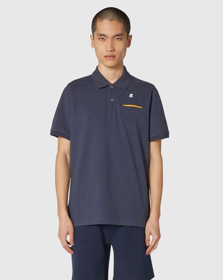 K-way Polo Briac Blu Uomo