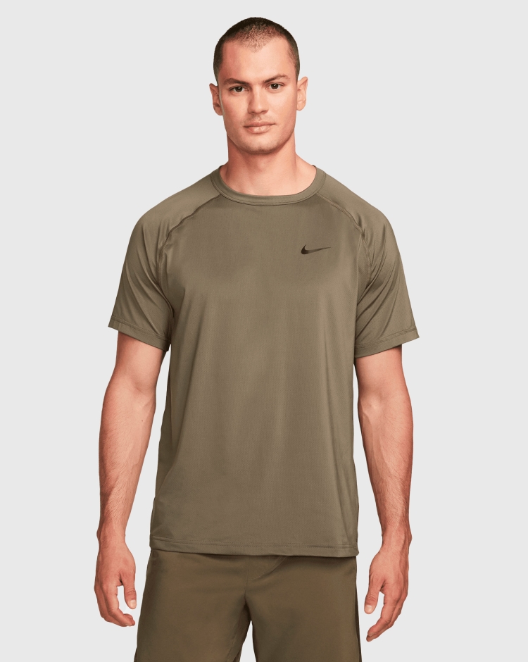 Nike Ready T-Shirt Fitness Verde Uomo