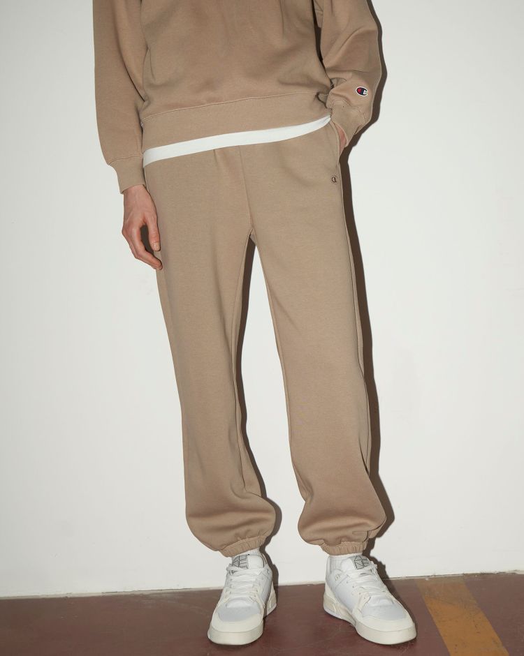 Champion Pantaloni con Polsino Elastico Custom Fit Marrone Donna