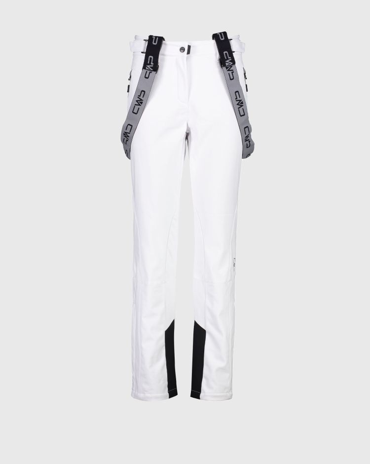 CMP Salopette Softshell Bianco Donna