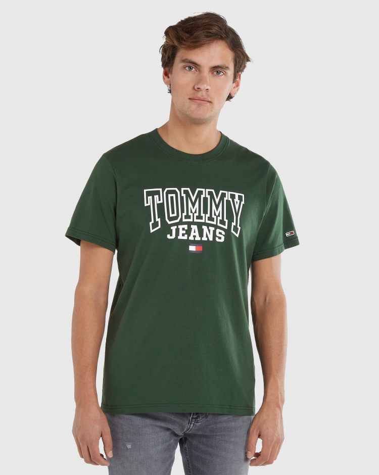 Tommy Hilfiger T-Shirt Regular Entry Graphic Verde Uomo