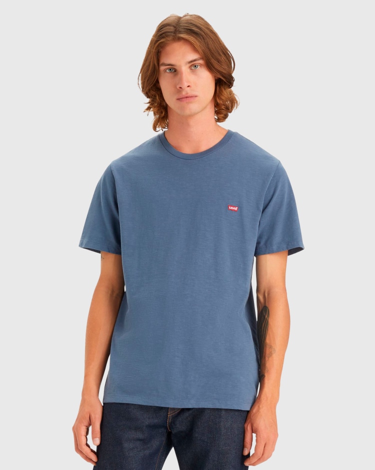 Levi's T-Shirt Original Housemark Blu Uomo