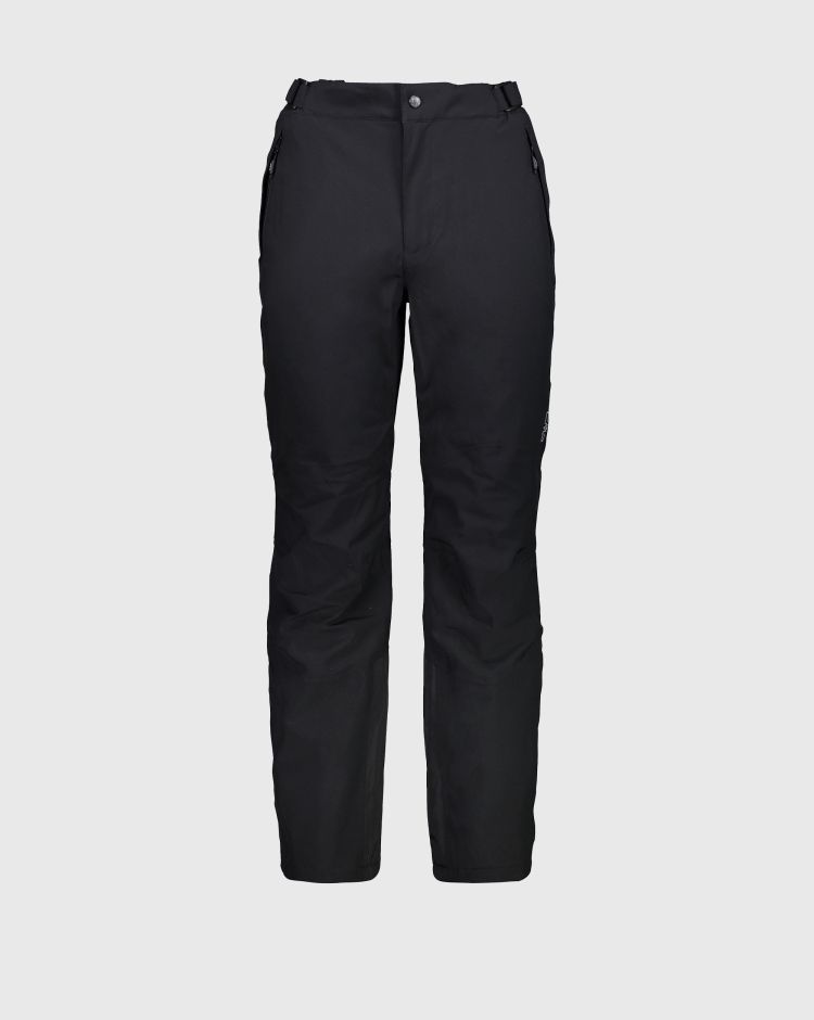 CMP Salopette Stretch Softshell Nero Uomo