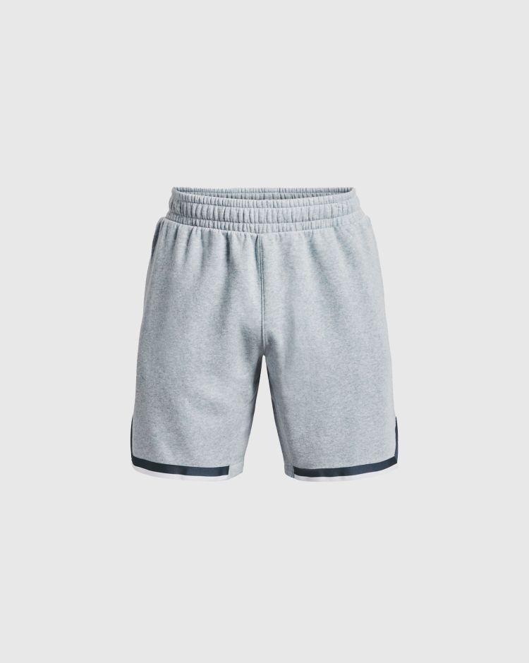 Under Armour Shorts Curry Fleece 9 Grigio Uomo