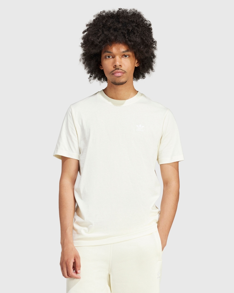 Adidas Originals T-Shirt Trefoil Essentials Bianco Uomo